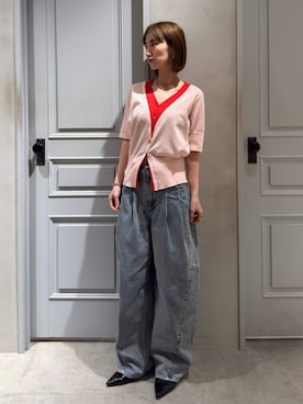 「ELENDEEK（エレンディーク）のアイテム」を使った、akariさん（レディース・154cm）の春コーディネート