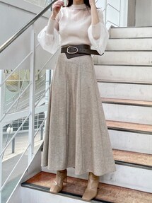 LagunaMoon - ラグナムーン♡シアーボリュームスリーブニットプルオーバー シアーボリュームスリーブニットプルオーバー｜ラグナムーン