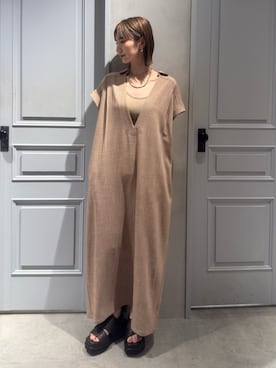 「ELENDEEK（エレンディーク）のアイテム」を使った、akariさん（レディース・154cm）の春コーディネート