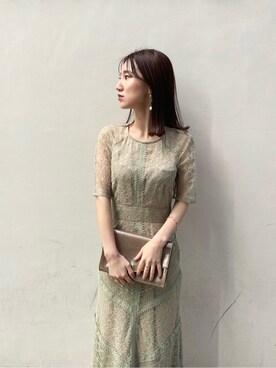 「スタイリング」｜「アイテム（ジャケット/アウター）」を使った、akariさん（レディース・154cm）の冬コーディネート