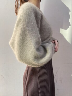 「スタイリング」｜「アイテム（ワンピース/ドレス）」を使った、akariさん（レディース・154cm）の冬コーディネート