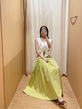 「スタイリング」｜akariさん（レディース・154cm）の夏コーディネート