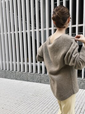「スタイリング」｜「アイテム（ジャケット/アウター）」を使った、akariさん（レディース・154cm）の秋コーディネート