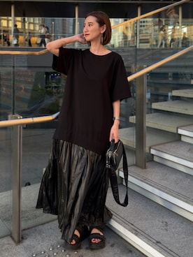 「アイテム（ワンピース/ドレス）」を使った、akariさん（レディース・155cm・20代）の夏コーディネート