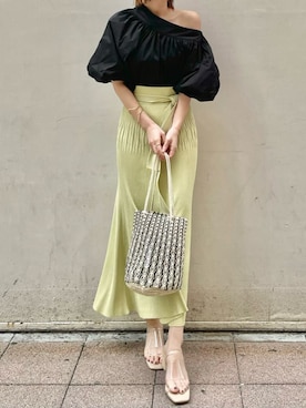 「アイテム（サンダル、その他）」を使った、akariさん（レディース・154cm）の春コーディネート