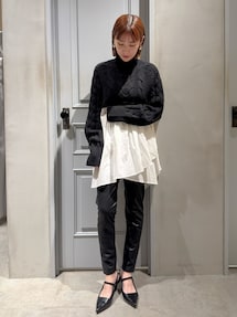 ELENDEEK エレンディーク　フォーレザーレギンス2新品未使用タグ付き ELENDEEK（エレンディーク） パンツ フォーレザーレギンス レディース