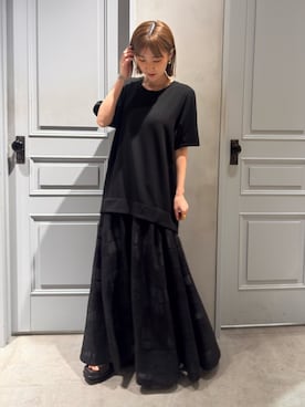 「ELENDEEK（エレンディーク）のアイテム」を使った、akariさん（レディース・154cm）の春コーディネート