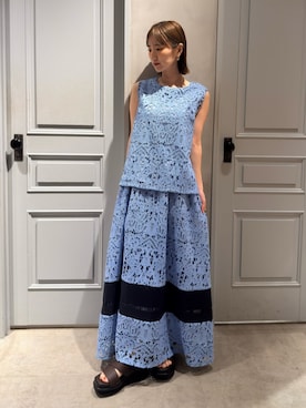 「ELENDEEK（エレンディーク）のアイテム」を使った、akariさん（レディース・154cm）の春コーディネート