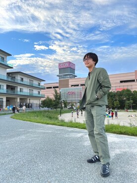 「RAGEBLUE（レイジブルー）のアイテム（ミリタリージャケット）」を使った、Banさん（メンズ・165cm）の秋コーディネート
