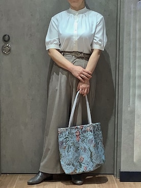 「東京シャツ」｜BRICK HOUSE by Tokyo Shirts 札幌発寒イオンモール店さん（レディース・150cm）の春コーディネート