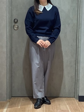 BRICK HOUSE by Tokyo Shirts 札幌発寒イオンモール店さん（レディース・150cm）の冬コーディネート