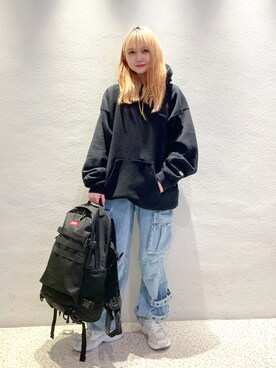 西田 絵理さん（レディース・152cm）の秋コーディネート