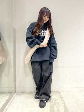 西田 絵理さん（レディース・152cm）の秋コーディネート