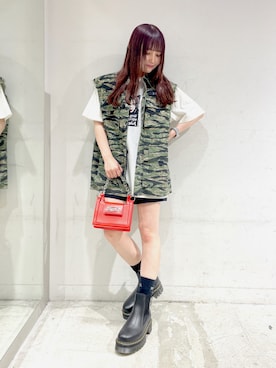 西田 絵理さん（レディース・152cm）の夏コーディネート