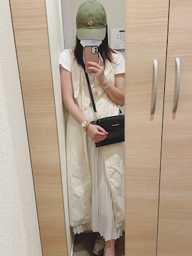 「大人カジュアルコーデ」｜「アイテム（腕時計）」を使った、rinchan66さん（レディース・160cm）の夏コーディネート