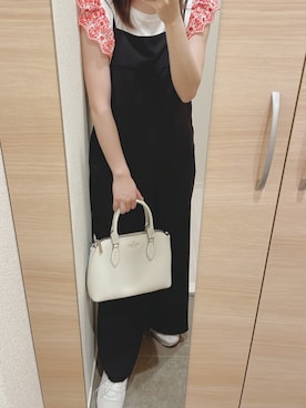 「UNIQLO（ユニクロ）のアイテム（オールインワン・サロペット）」を使った、rinchan66さん（レディース・160cm）の夏コーディネート