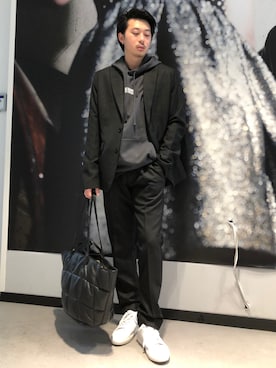 「ALLSAINTS（オールセインツ）のアイテム（バッグ）」を使った、Reggieさん（メンズ・168cm）の秋コーディネート