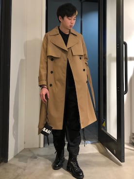 「ALLSAINTS（オールセインツ）のアイテム（財布/小物）」を使った、Reggieさん（メンズ・168cm）の冬コーディネート