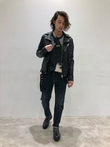 ALLSAINTS（オールセインツ）の「RIGG LEATHER BIKER JACKET