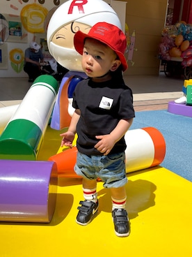 「こどもの日」｜「アイテム（シューズ）」を使った、babyannaさん（キッズ・70cm）の春コーディネート