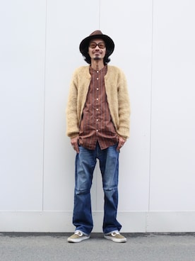 「narifuri（ナリフリ）のアイテム」を使った、K.S.0402さん（メンズ・178cm）の夏コーディネート