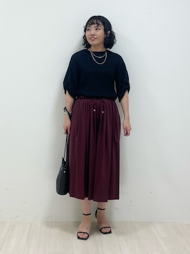 「スカーチョ」｜「アイテム（その他）」を使った、kanaさん（レディース・153cm）の夏コーディネート