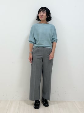 「インディヴィ」｜「アイテム（その他シューズ）」を使った、kanaさん（レディース・153cm）の秋コーディネート