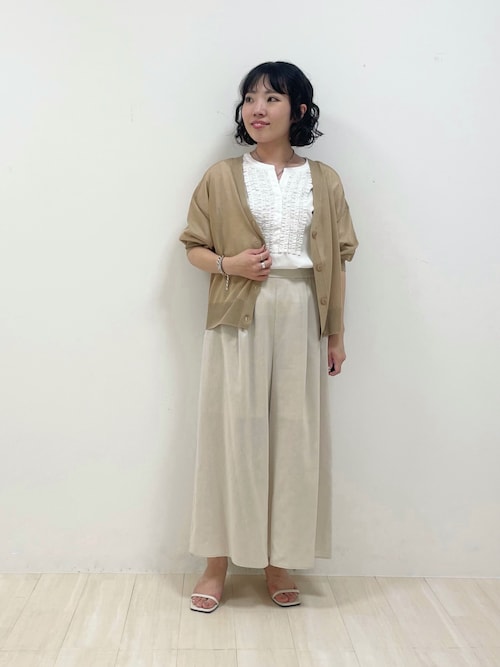 【洗える／清涼感◎】ワイドフレアパンツ／スカーチョ