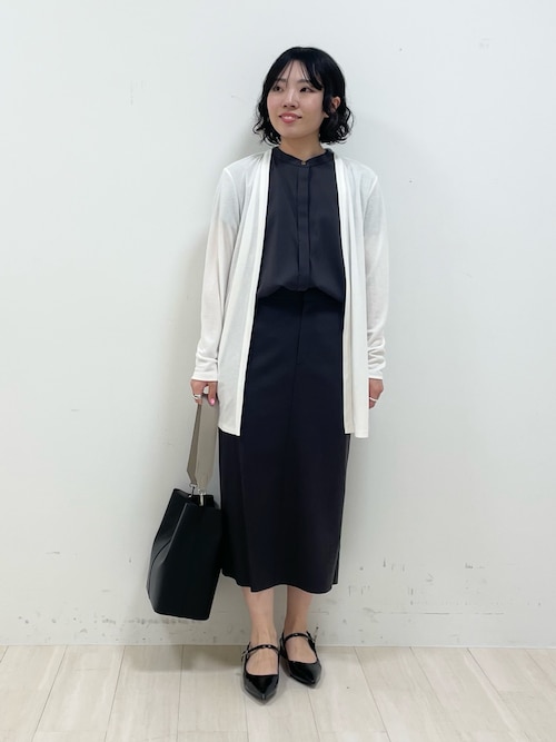 極美品✨雑誌掲載 インディヴィ セットアップ 接触冷感 洗える 40/38