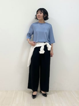 「インディヴィ」｜kanaさん（レディース・153cm）の夏コーディネート