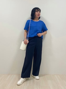 「インディヴィ」｜「アイテム（タンクトップ）」を使った、kanaさん（レディース・153cm）の春コーディネート