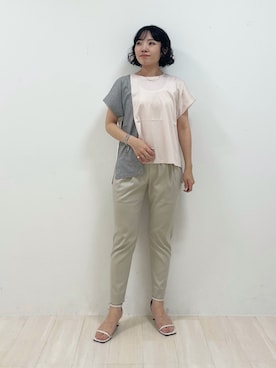 「インディヴィ」｜「アイテム（その他）」を使った、kanaさん（レディース・153cm）の夏コーディネート