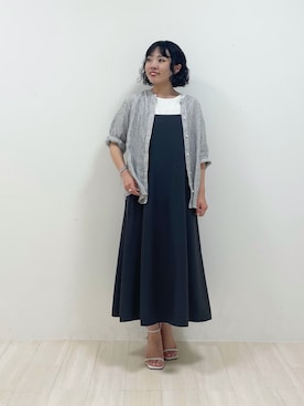 「モノトーンコーデ」｜「アイテム（その他）」を使った、kanaさん（レディース・153cm）の夏コーディネート