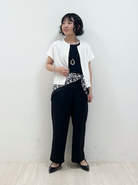 「インディヴィ」｜「アイテム（タンクトップ）」を使った、kanaさん（レディース・153cm）の夏コーディネート