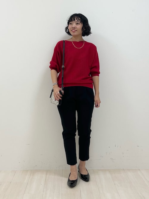 ニット セーター 「洗える／無縫製」きれいめフォルムニット レディース INDIVI ニット セーター 「洗える／無縫製」きれいめフォルム