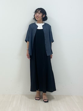 「インディヴィ」｜「アイテム（ワンピース）」を使った、kanaさん（レディース・153cm）の夏コーディネート