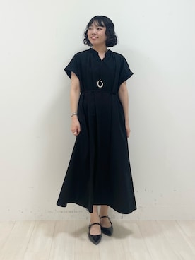 「インディヴィ」｜「アイテム（ワンピース）」を使った、kanaさん（レディース・153cm）の春コーディネート