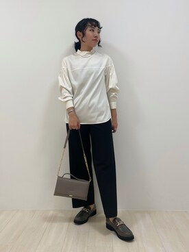 「インディヴィ」｜「アイテム（その他シューズ）」を使った、kanaさん（レディース・153cm）の秋コーディネート