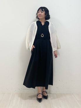 「インディヴィ」｜「アイテム（ワンピース）」を使った、kanaさん（レディース・153cm）の夏コーディネート