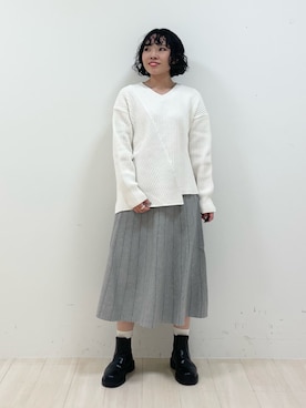 kanaさん（レディース・153cm）の冬コーディネート