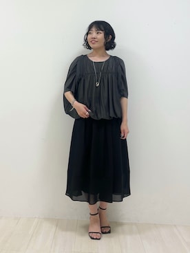 「インディヴィ」｜kanaさん（レディース・153cm）の夏コーディネート