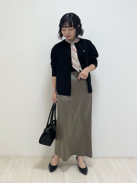 「INDIVI（インディヴィ）のアイテム」を使った、kanaさん（レディース・153cm）の秋コーディネート