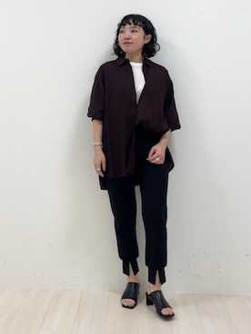 「インディヴィ」｜「アイテム（サンダル）」を使った、kanaさん（レディース・153cm）の夏コーディネート