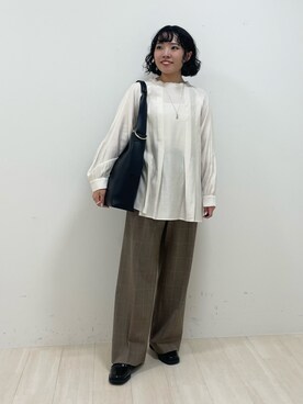 「インディヴィ」｜「アイテム（その他シューズ）」を使った、kanaさん（レディース・153cm）の秋コーディネート