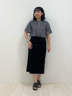 「インディヴィ」｜「アイテム（サンダル）」を使った、kanaさん（レディース・153cm）の春コーディネート