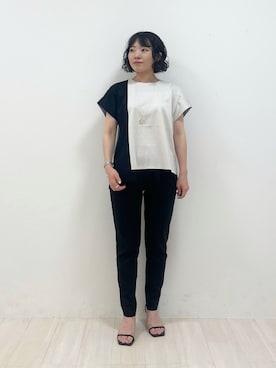 「インディヴィ」｜kanaさん（レディース・153cm）の夏コーディネート