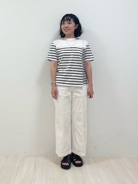 「インディヴィ」｜「アイテム（サンダル）」を使った、kanaさん（レディース・153cm）の夏コーディネート