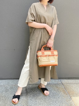 「フォロー、イイネ、お気に入り登録お願いします♡」｜「アイテム（サンダル）」を使った、mayuさん（レディース・158cm）の夏コーディネート