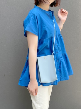 「デニムっていいよね」｜「アイテム（その他）」を使った、mayuさん（レディース・158cm）の夏コーディネート
