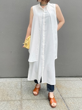 「StyleSea（スタイルシー）のアイテム」を使った、mayuさん（レディース・158cm）の夏コーディネート